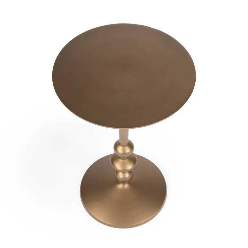 Table d'appoint socle en fer Zora