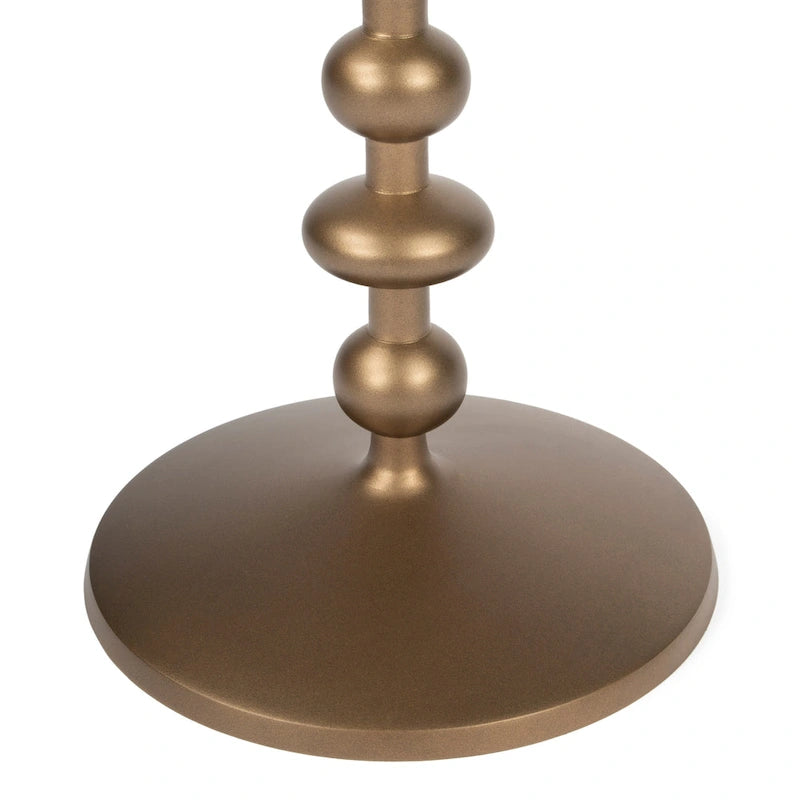 Table d'appoint socle en fer Zora