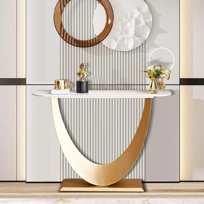 Table console étroite de 47 pouces pour entrée/canapé