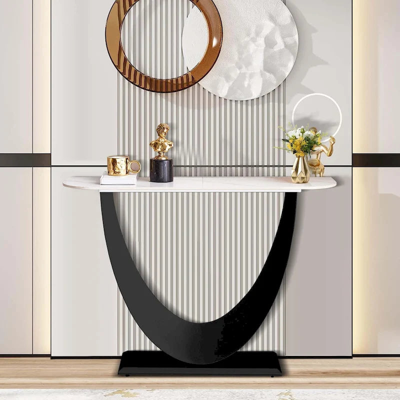 Table console étroite de 47 pouces pour entrée/canapé