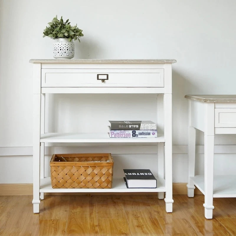 Table d'appoint avec tiroirs Porch & Den Gatto