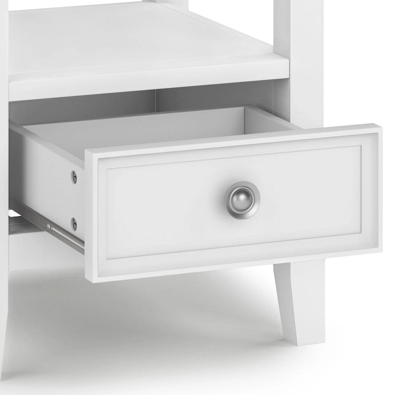 WYNDENHALL Halifax Table d'appoint carrée en bois massif de 48,26 cm – 48,26 cm de large