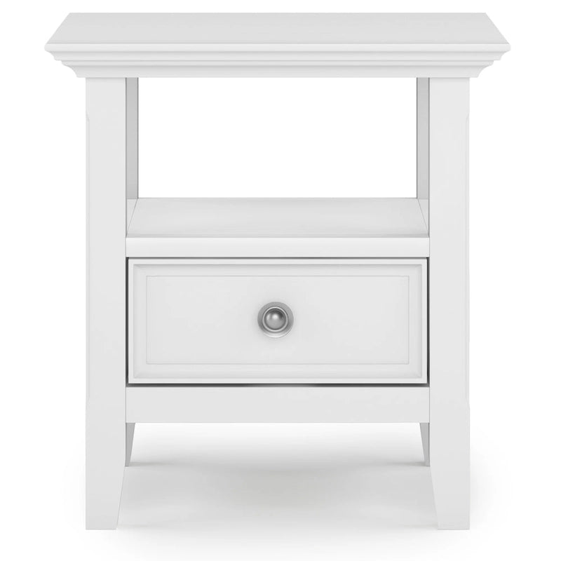 WYNDENHALL Halifax Table d'appoint carrée en bois massif de 48,26 cm – 48,26 cm de large