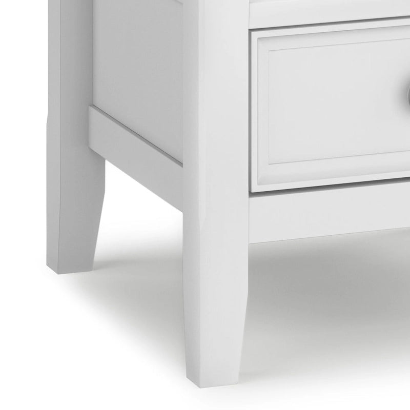 WYNDENHALL Halifax Table d'appoint carrée en bois massif de 48,26 cm – 48,26 cm de large