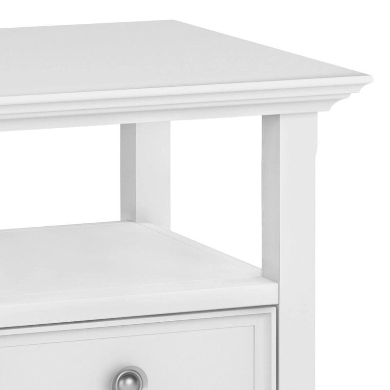 WYNDENHALL Halifax Table d'appoint carrée en bois massif de 48,26 cm – 48,26 cm de large