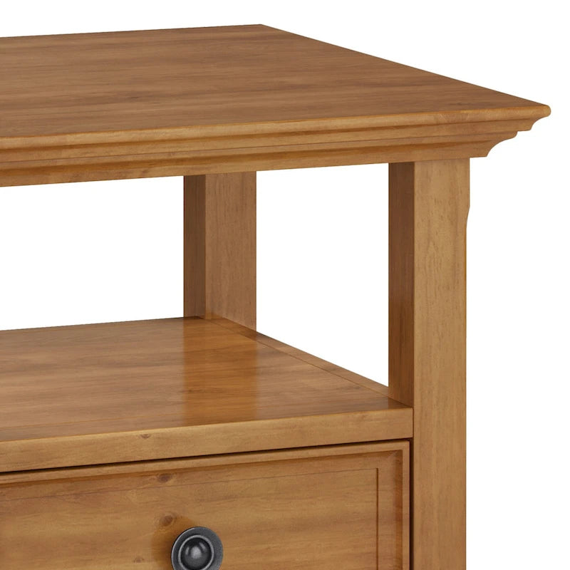 WYNDENHALL Halifax Table d'appoint carrée en bois massif de 48,26 cm – 48,26 cm de large