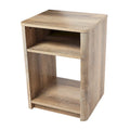 Table d'appoint en marbre et bois