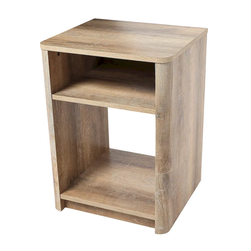 Table d'appoint en marbre et bois