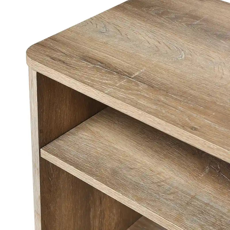 Table d'appoint en marbre et bois