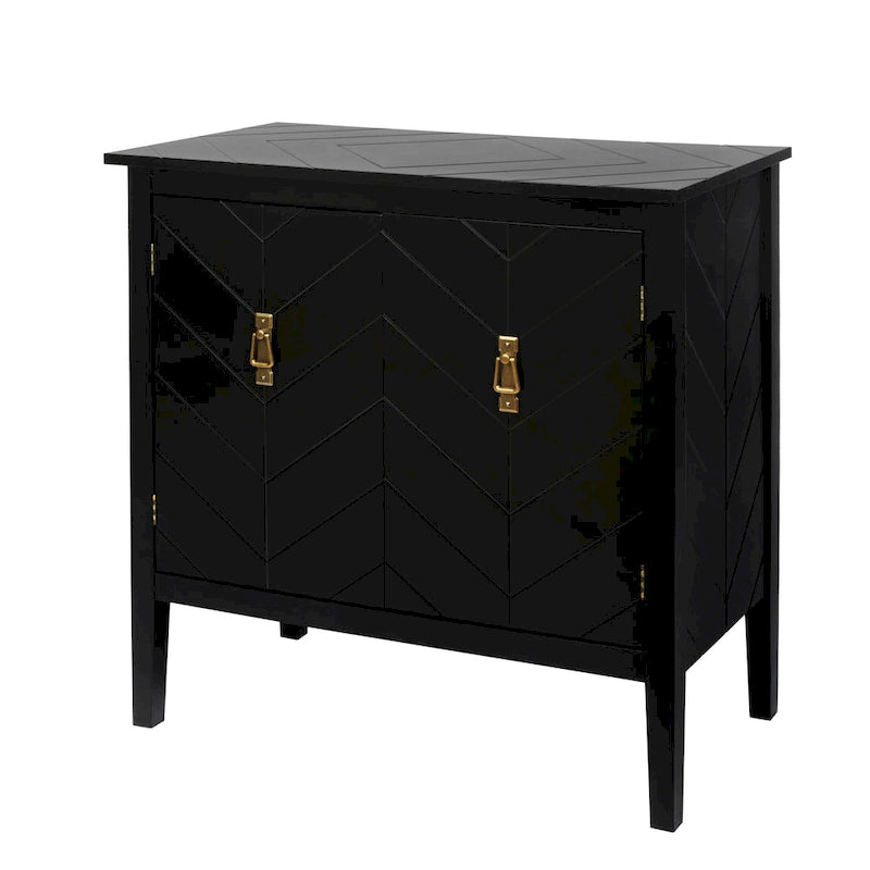 Armoires en bois à 2 portes, buffet en bois de style vintage
