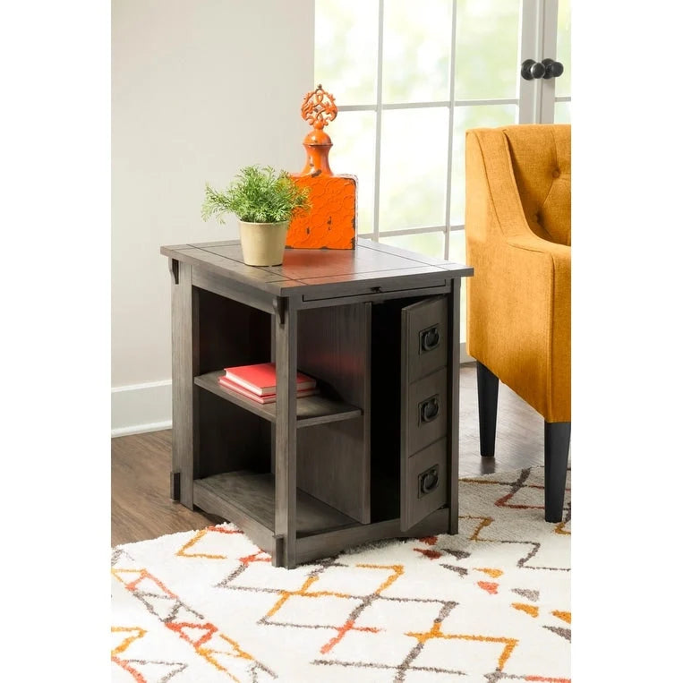 Table d'appoint Derek grise