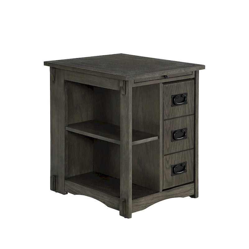Table d'appoint Derek grise