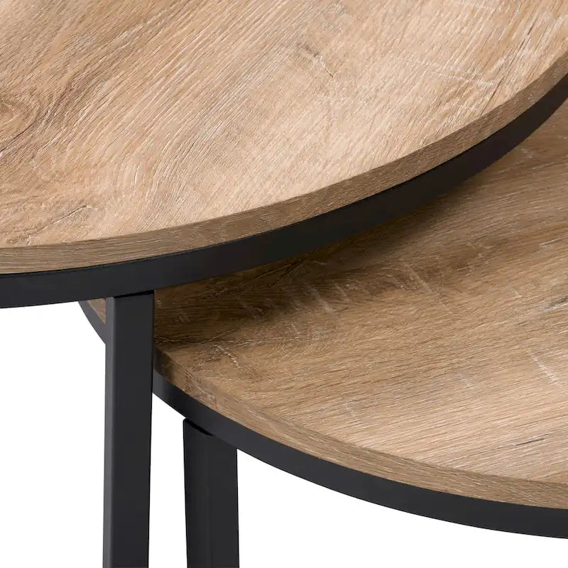 Lot de 2 tables basses gigognes