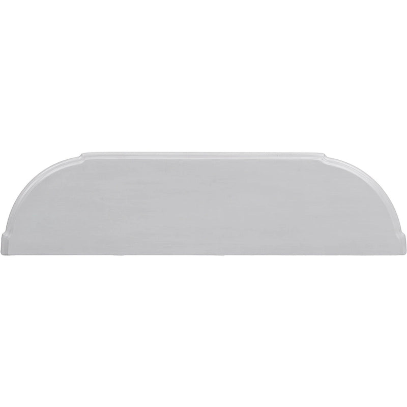 Console de style rétro à plateau incurvé avec étagère ouverte