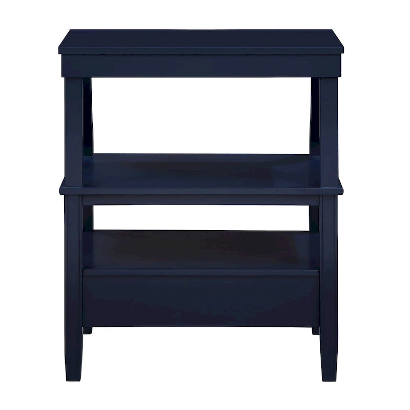 Table basse de rangement à 3 niveaux rectangulaire avec tiroir Table de nuit avec plateau coulissant Table d'appoint pour salon