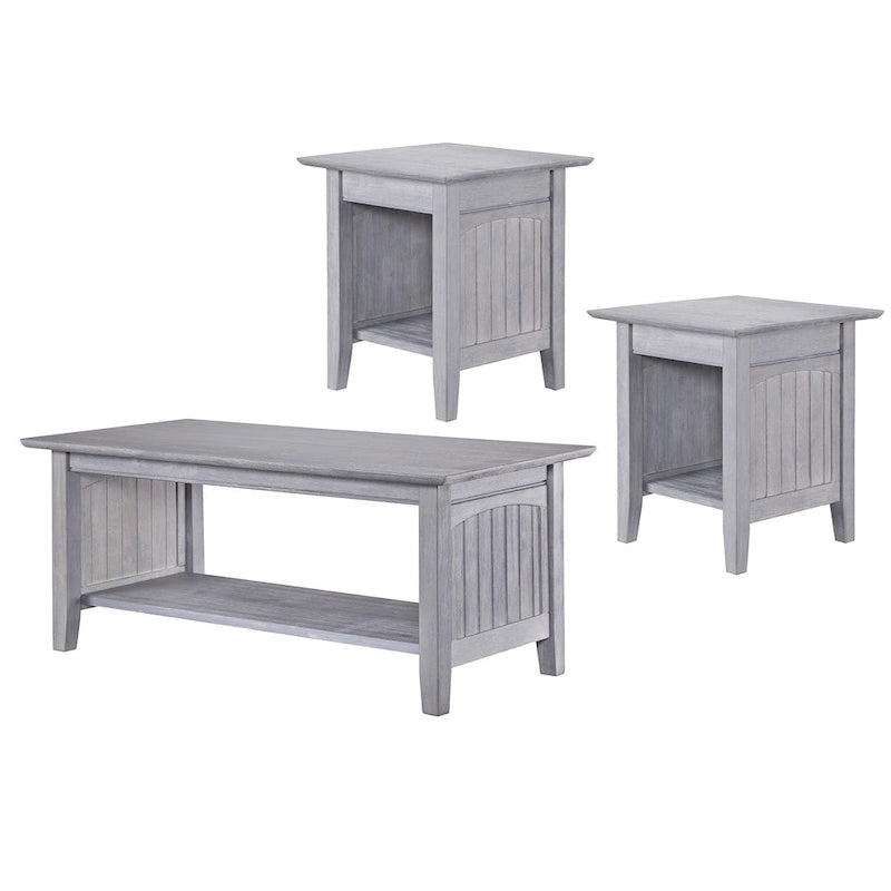 Ensemble de 3 tables basses AFI Nantucket