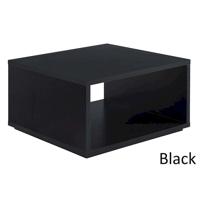 Table basse Northfield Admiral Square avec étagère de Convenience Concepts