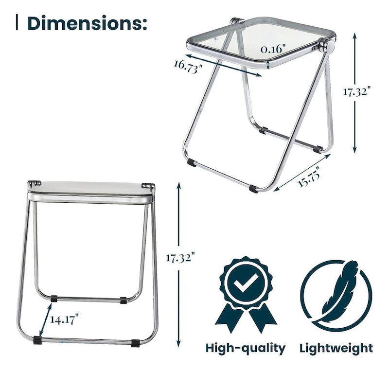 Table pliante rectangulaire LeisureMod Lawrence avec cadre en aluminium - 16.73