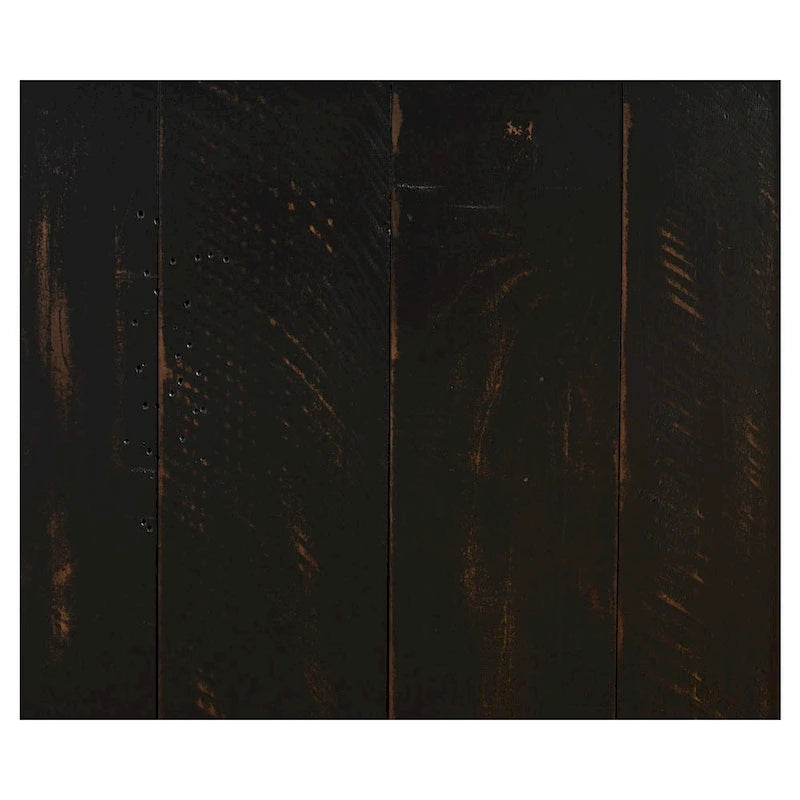 Table basse relevable carrée décontractée Valebeck noire/marron - 91 cm L x 91 cm P x 46 cm H