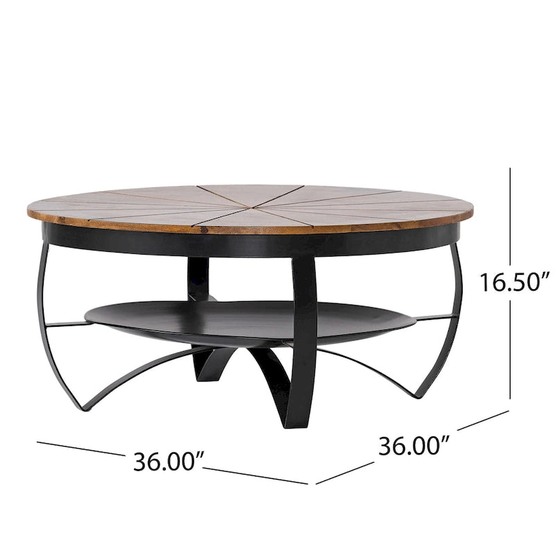 Table basse Hadfield Boho Mango de Christopher Knight Home