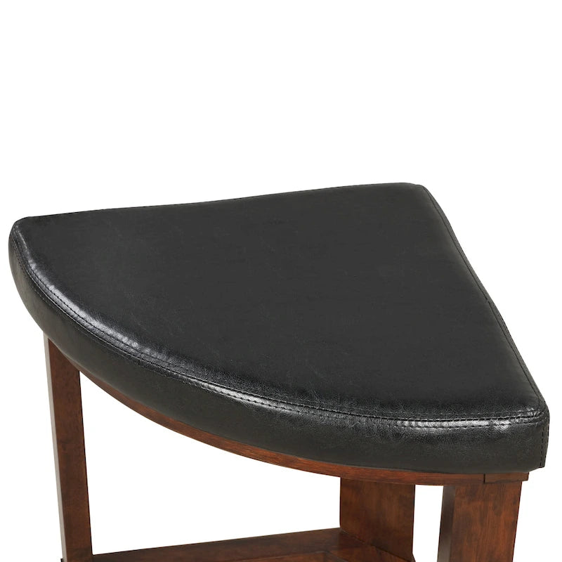 Table et chaises en bois massif Kavanur Copper Grove