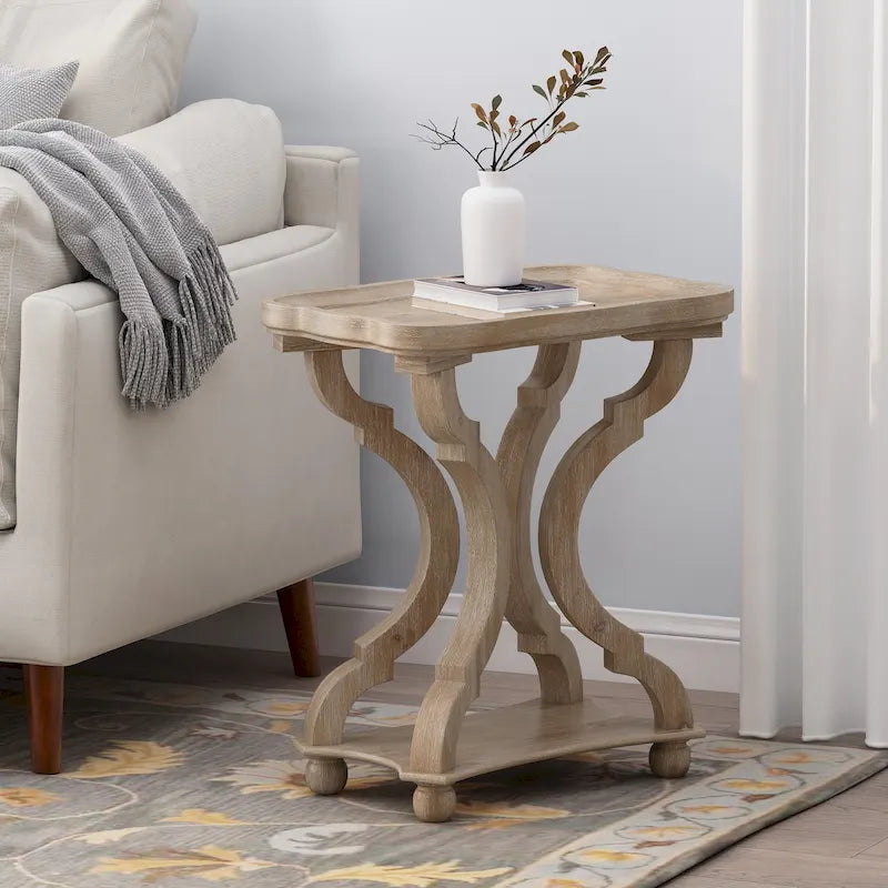 Table d'appoint rectangulaire de style champêtre Ouray par Christopher Knight Home