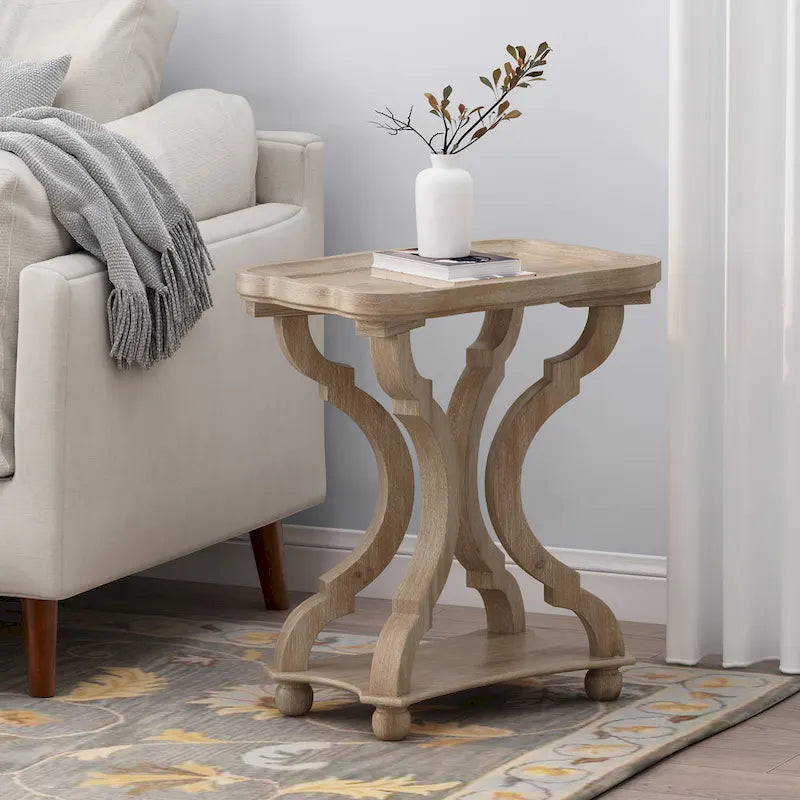 Table d'appoint rectangulaire de style champêtre Ouray par Christopher Knight Home