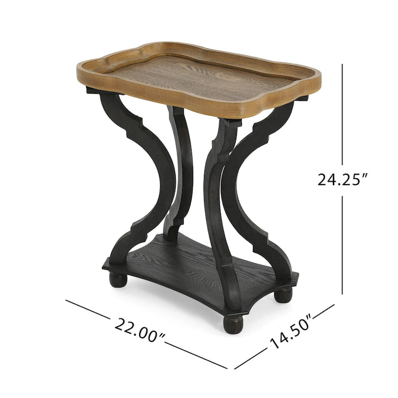 Table d'appoint rectangulaire de style champêtre Ouray par Christopher Knight Home