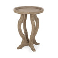 Table d'appoint ronde Purdin French Country par Christopher Knight Home