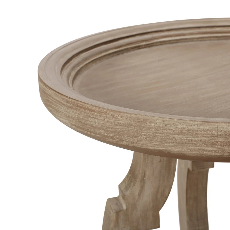 Table d'appoint ronde Purdin French Country par Christopher Knight Home