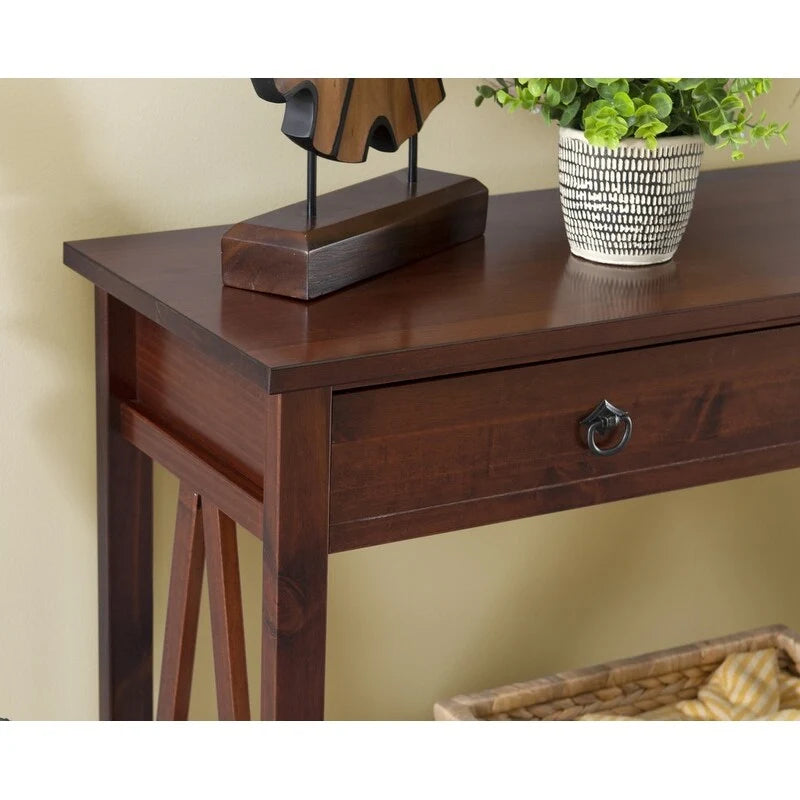 Console Nouvelle-bourg de Copper Grove, finition tabac antique