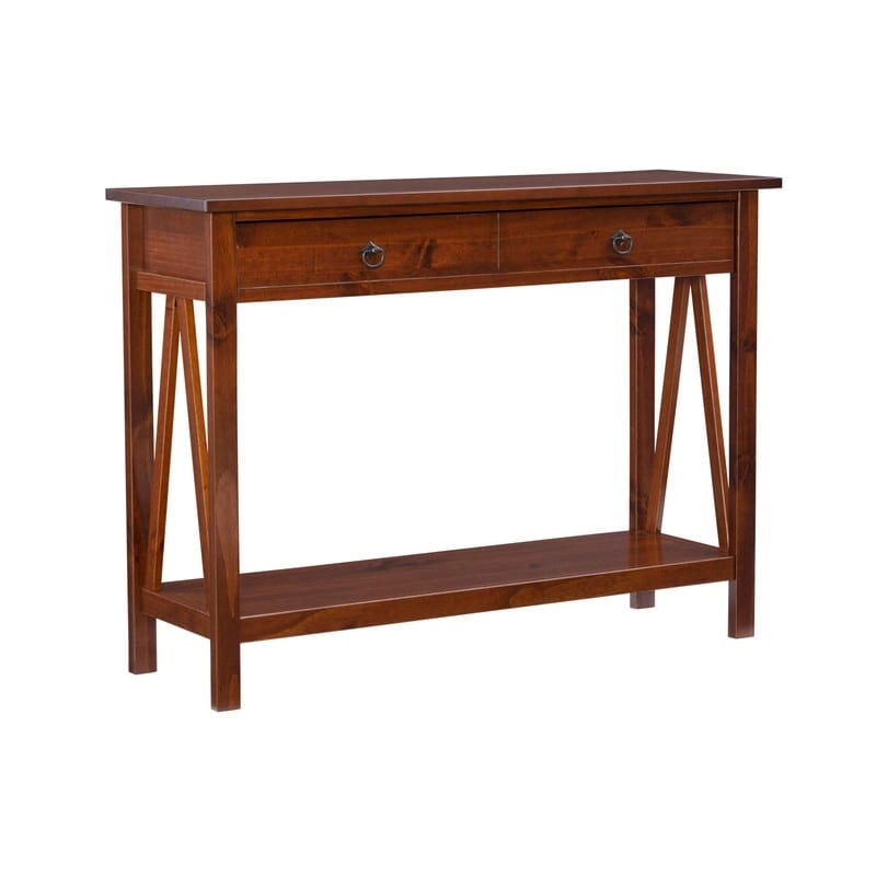 Console Nouvelle-bourg de Copper Grove, finition tabac antique