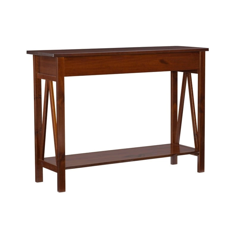Console Nouvelle-bourg de Copper Grove, finition tabac antique