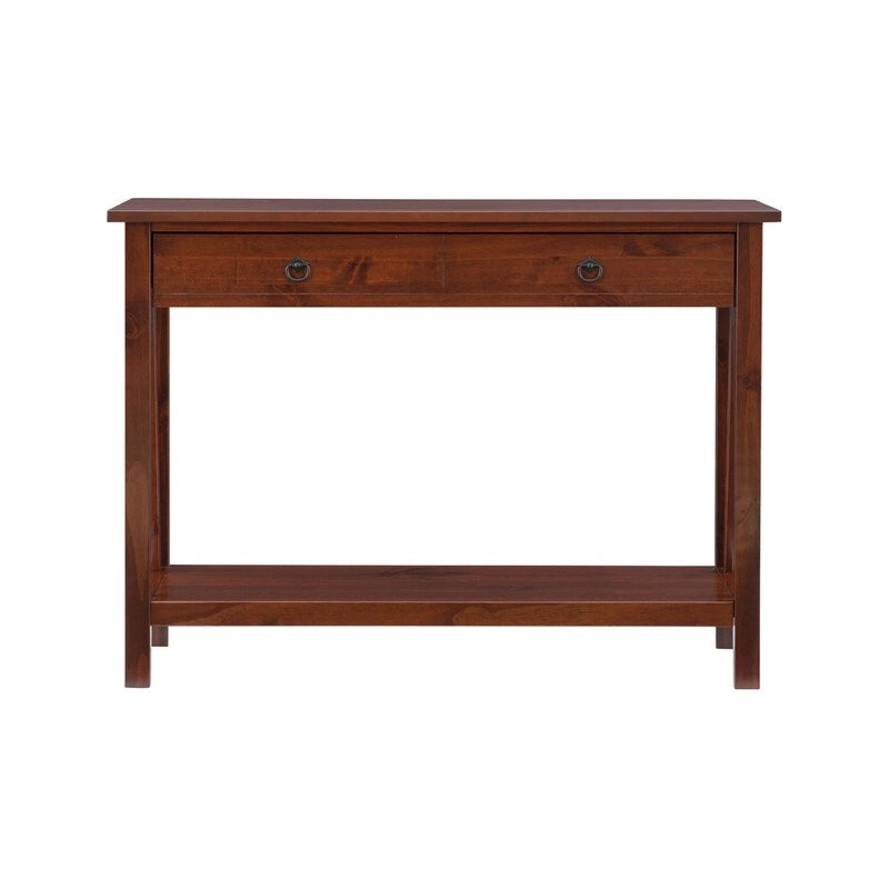 Console Nouvelle-bourg de Copper Grove, finition tabac antique