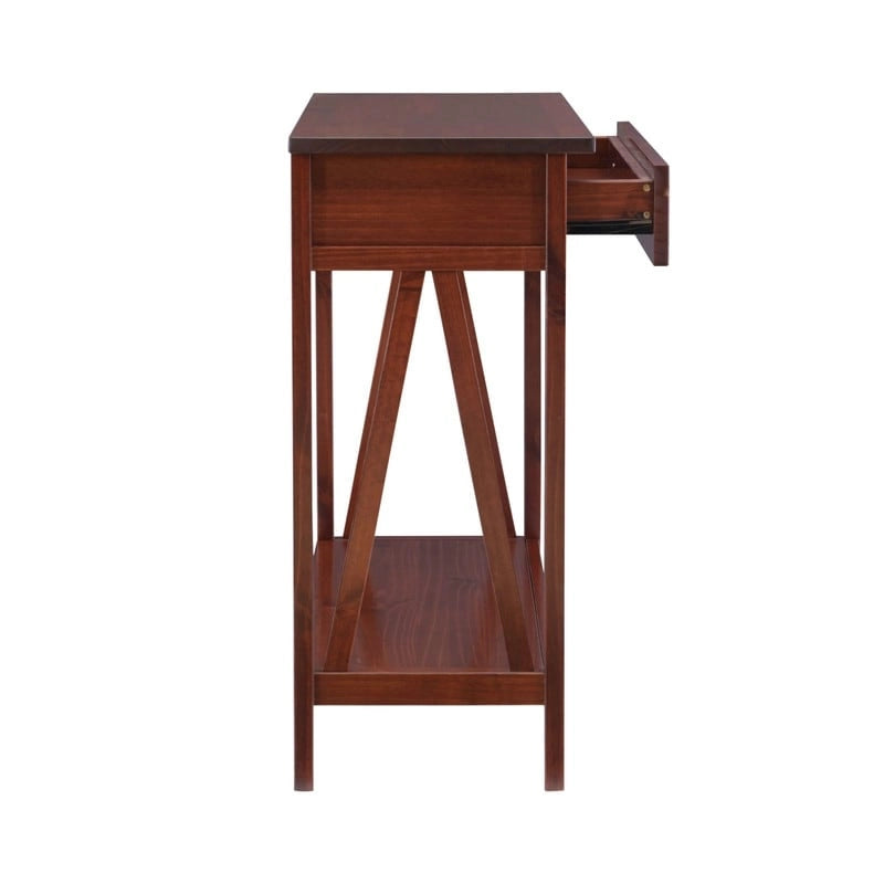 Console Nouvelle-bourg de Copper Grove, finition tabac antique
