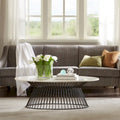 Table basse Madison Park Keaton noir/blanc