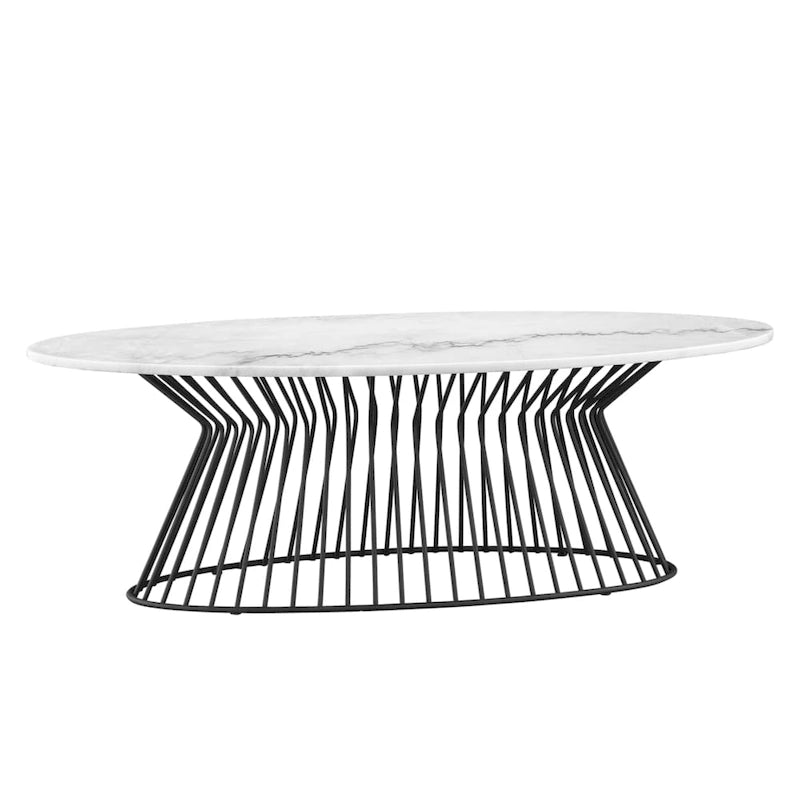 Table basse Madison Park Keaton noir/blanc