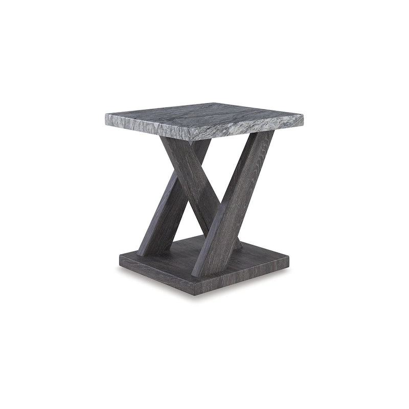 Signature Design by Ashley Bensonale Gray Table Set (Ensemble de 3) - 48L x 24P x 18H