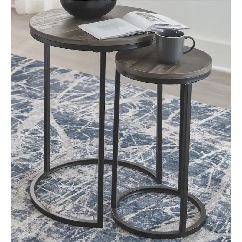 Signature Design by Ashley Ridgerun - Ensemble de 2 tables d'appoint