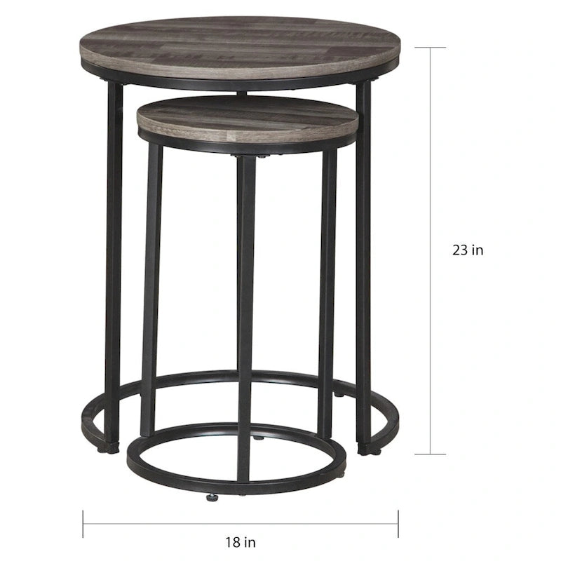 Signature Design by Ashley Ridgerun - Ensemble de 2 tables d'appoint
