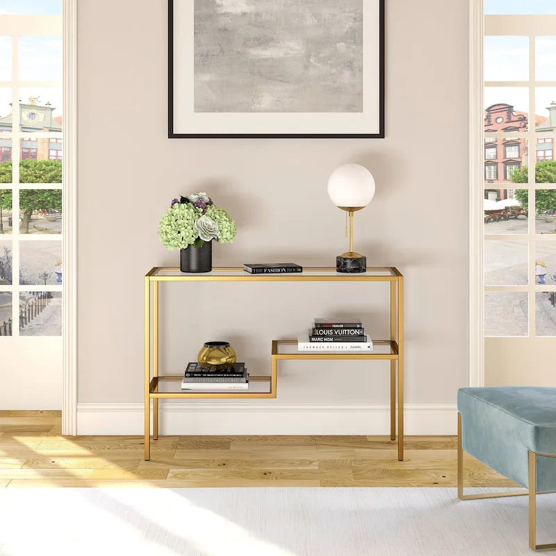 Console Lovett finition laiton