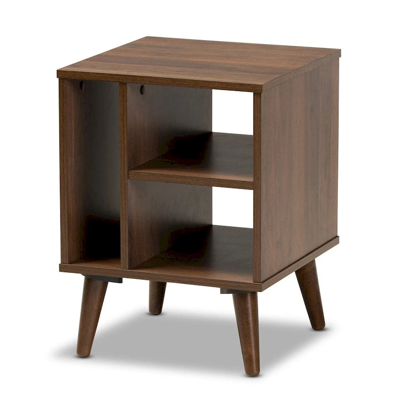 Table d'appoint moderne en noyer Carson Carrington Bankekind