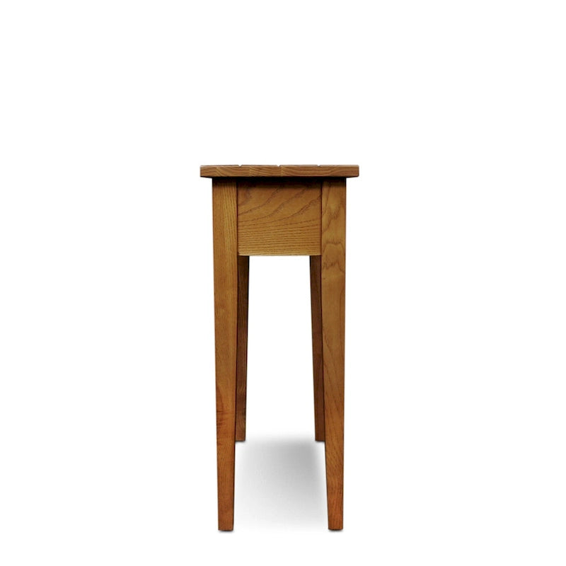 Table d'appoint étroite à un tiroir Leick Home 9010 avec poignée à encoche