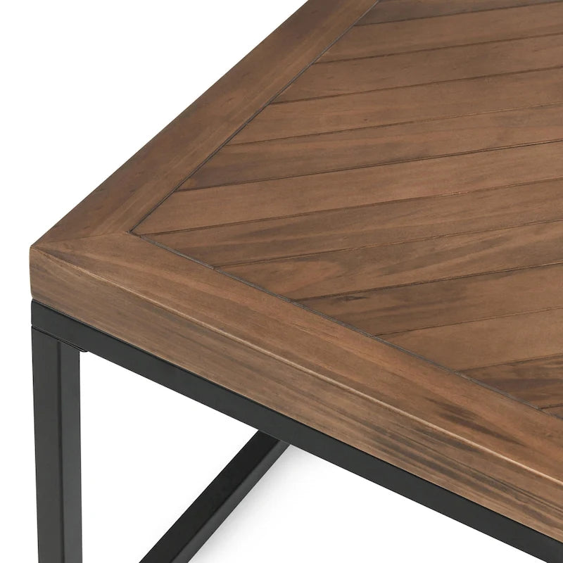 Table basse carrée Chantel de Kosas Home - 45,7 H x 76,2 L x 76,2 P cm