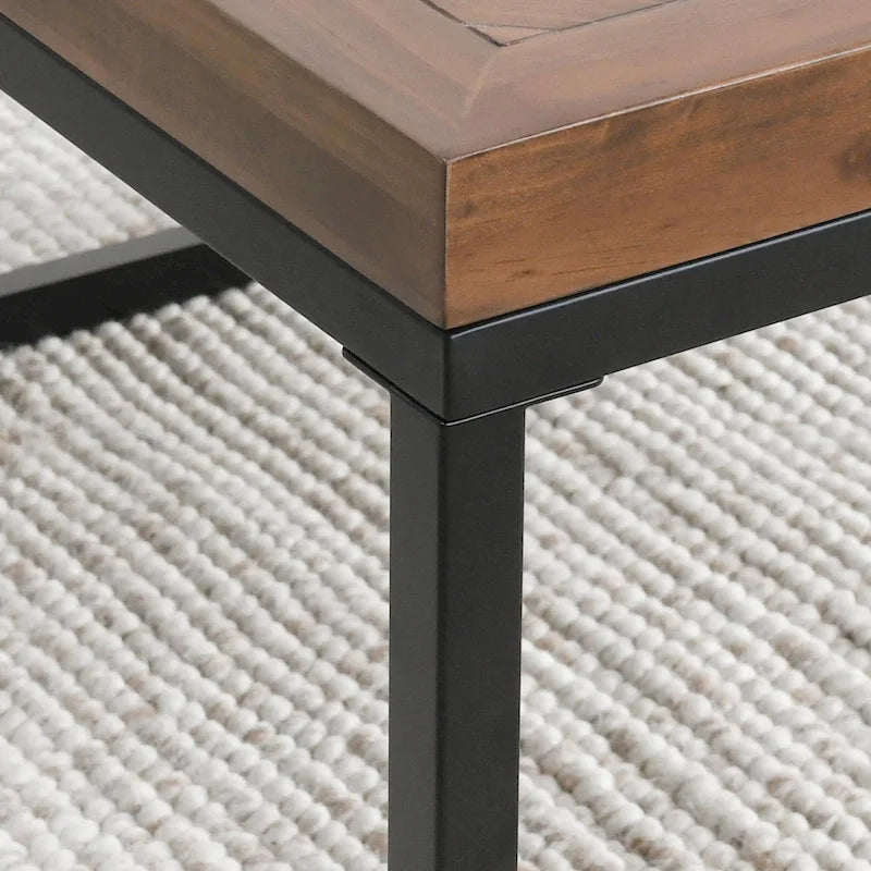 Table basse carrée Chantel de Kosas Home - 45,7 H x 76,2 L x 76,2 P cm