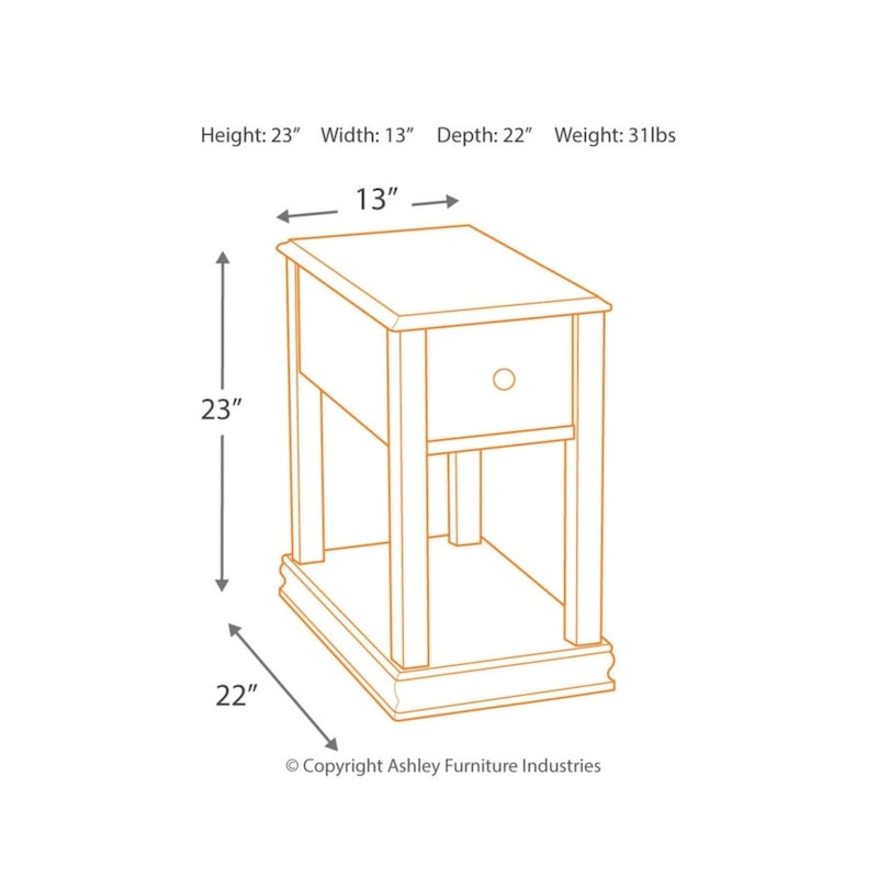 Table d'appoint contemporaine Breegin multi-usage - 13L x 22P x 23H