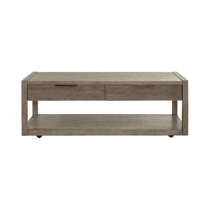 Table basse Bartlett Field taupe clair