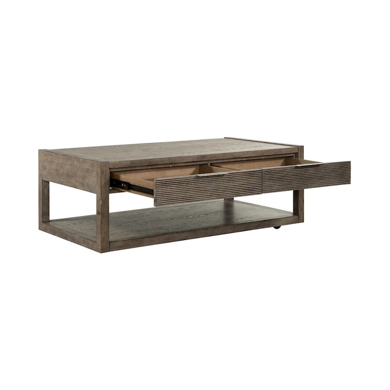 Table basse Bartlett Field taupe clair
