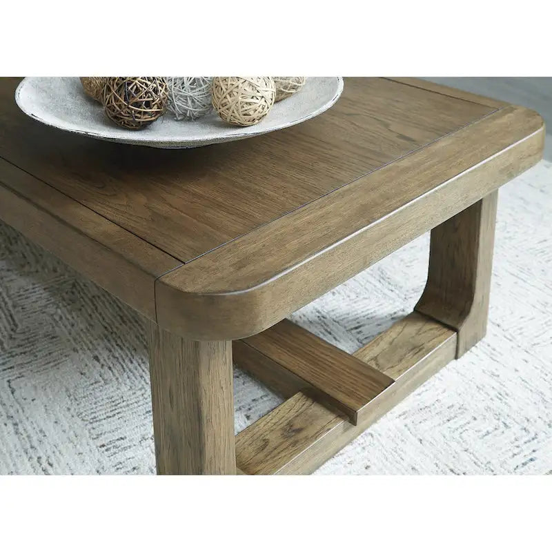 Table basse Cabalynn brun clair de Signature Design by Ashley - 56W x 30D x 17H