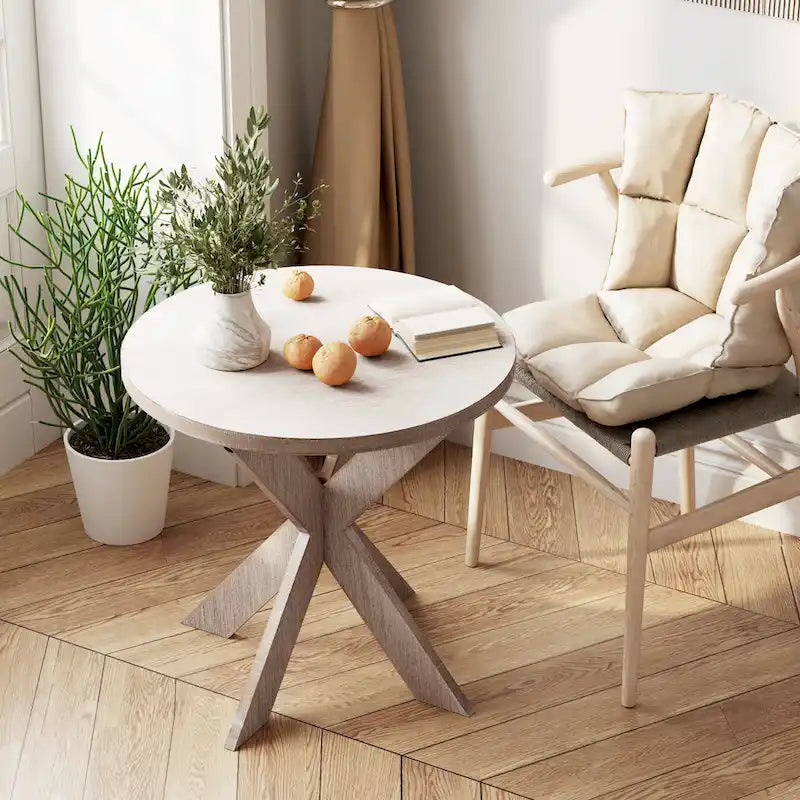 Table d'appoint de ferme à pieds croisés COZAYH